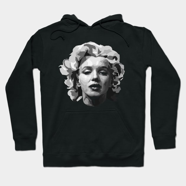 Marilyn Monroe Hoodie by sigsin